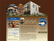 Tablet Screenshot of larkinconstruction.com